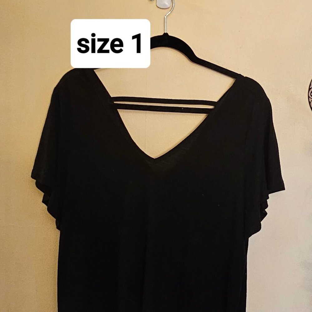 torrid vneck short sleeve blouse NWOT